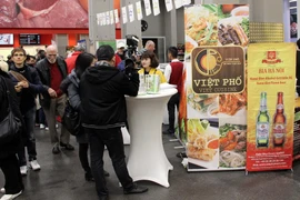 Các sản phẩm Việt Nam được khách hàng Đức đón nhận. (Ảnh: Mạnh Hùng/Vietnam+)