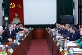 Quang cảnh hội đàm. (Ảnh: Phương Hoa/TTXVN)