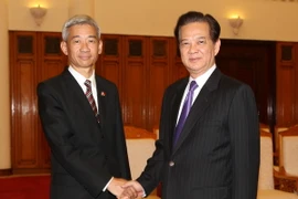 Thủ tướng Nguyễn Tấn Dũng tiếp Đại sứ Thái Lan tại Việt Nam Panyarak Poolthup. (Ảnh: Đức Tám/TTXVN)