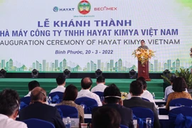 [Photo] Thủ tướng dự khánh thành Nhà máy Hayat Kimya Việt Nam.