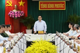 Thủ tướng Phạm Minh Chính làm việc với lãnh đạo tỉnh Bình Phước