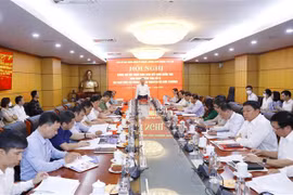 Quang cảnh buổi làm việc. (Ảnh: Phương Hoa/TTXVN)