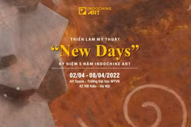 Triển lãm “New Days” trưng bày trên 30 tác phẩm hội họa và điêu khắc chọn lọc của 8 nghệ sỹ.