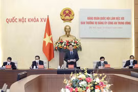 Tăng cường phối hợp giữa Đảng đoàn Quốc hội và Đảng ủy công an TW