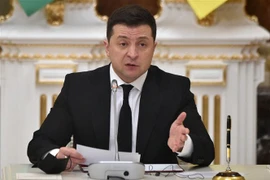 Tổng thống Ukraine Volodymyr Zelensky. (Ảnh: AFP/TTXVN)