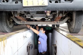 TP. HCM nỗ lực phục vụ nhu cầu kiểm định phương tiện tăng cao của người dân. (Ảnh minh họa: Trung Hiếu/TTXVN)