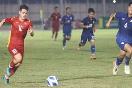 Cầu thủ Văn Khang trên sân. (Nguồn: thethaovanhoa.vn)