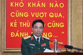 Trung tướng Nguyễn Doãn Anh. (Ảnh: Thống Nhất/TTXVN)