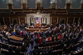 Toàn cảnh một phiên họp Hạ viện Mỹ tại Washington, DC. (Ảnh: AFP/TTXVN)