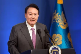 Tổng thống Hàn Quốc Yoon Suk-yeol. (Ảnh: Yonhap/TTXVN)