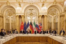 Toàn cảnh vòng đàm phán về khôi phục thỏa thuận hạt nhân Iran ở Vienna, Áo. (Ảnh: IRNA/TTXVN)