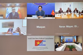 Tham vấn chính trị lần thứ tư giữa Bộ Ngoại giao Việt Nam và Israel diễn ra theo hình thức trực tuyến. (Nguồn: Bộ Ngoại giao)