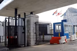 La Verja - nơi đánh dấu biên giới giữa Tây Ban Nha và Gibraltar. (Nguồn: Reuters)