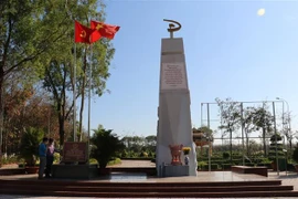 Khu di tích lịch sử Quốc gia Phú Riềng Đỏ tại xã Thuận Lợi, huyện Đồng Phú, Bình Phước. (Ảnh: Sỹ Tuyên/TTXVN)