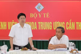 Ông Nguyễn Trọng Khoa phát biểu tại buổi làm việc. (Ảnh: Ánh Tuyết/TTXVN)