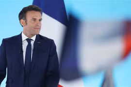 Tổng thống Pháp Emmanuel Macron. (Ảnh: THX/TTXVN)