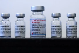 Vaccine ngừa COVID-19 của Pfizer/BioNTech và Moderna. (Ảnh: AFP/TTXVN)