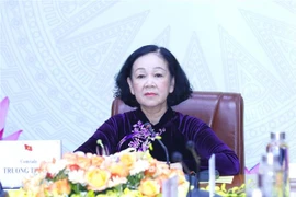 Trưởng Ban Tổ chức Trung ương Trương Thị Mai. (Ảnh: Phương Hoa/TTXVN)