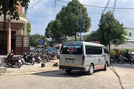 Hiện trường vụ 6 người tử vọng trong 1 căn nhà tại đường DJ15, thuộc phường Thới Hòa, thị xã Bến Cát, tỉnh Bình Dương. (Ảnh: Văn Hướng/TTXVN)