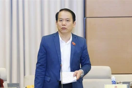 Chủ nhiệm Ủy ban Pháp luật của Quốc hội Hoàng Thanh Tùng. (Ảnh: Doãn Tấn/TTXVN)
