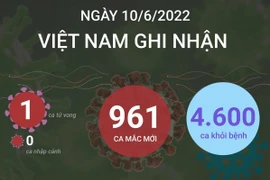 [Infographics] cả nước có 961 ca mắc mới COVID-19, 1 ca tử vong