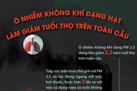 Hạt mịn PM 2.5 làm giảm tuổi thọ cao gấp 6 lần so với HIV/AIDS