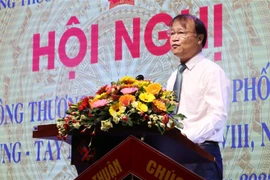 Ông Đỗ Thắng Hải, Thứ trưởng Bộ Công Thương phát biểu tại Hội nghị. (Ảnh: Nguyễn Thành/TTXVN)