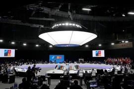 Toàn cảnh Hội nghị thượng đỉnh NATO ở Madrid, Tây Ban Nha, ngày 30/6/2022. (Ảnh: AFP/TTXVN)