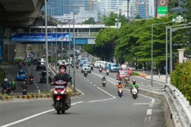 Một tuyến phố ở thủ đô Jakarta, Indonesia. (Ảnh: AFP/TTXVN)