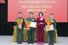 [Photo] Đại hội Hội Cựu chiến binh Thông tấn xã Việt Nam lần thứ IV