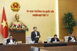 Chủ tịch Quốc hội Vương Đình Huệ phát biểu khai mạc. (Ảnh: An Đăng/TTXVN)