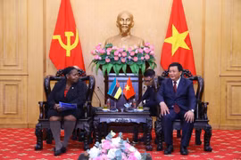 Chủ tịch Quốc hội Mozambique thăm Học viện Chính trị quốc gia HCM