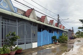 Một góc Khu dân cư phường 2 - nơi xảy ra sai phạm. (Ảnh: Trung Hiếu/TTXVN)