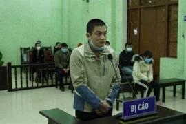 Đối tượng Nông Xuân Luân bị phạt tù chung thân vì đánh tử vong con riêng của người tình. (Ảnh: Trí Tuệ/TTXVN)