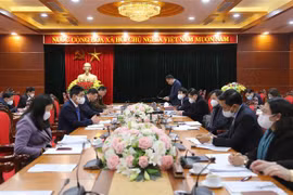  Quang cảnh buổi làm việc. (Ảnh: Trọng Đạt/TTXVN)