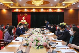  Quang cảnh buổi làm việc. (Ảnh: Trọng Đạt/TTXVN)