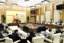 Quang cảnh phiên giải trình. (Ảnh: An Đăng/TTXVN)
