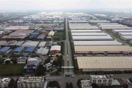 Khu công nghiệp Việt Nam-Singapore II (VSIP II) ở phường Hòa Phú, thành phố Thủ Dầu Một hiện có 116 doanh nghiệp đang hoạt động, đạt tỷ lệ lấp đầy doanh nghiệp là 100%. (Ảnh: Vũ Sinh/TTXVN)