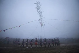 Lễ hội Gầu Tào huyện Mai Châu năm 2021. Ảnh minh họa. (Nguồn: TTXVN)