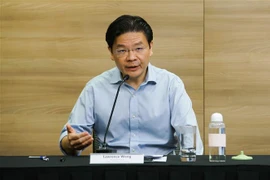 Bộ trưởng Tài chính Lawrence Wong được bầu làm người đứng đầu thế hệ lãnh đạo thứ 4 của Singapore. (Ảnh: MCI/TTXVN)