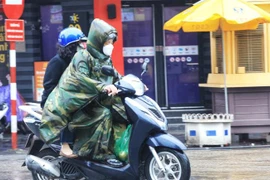 Thủ đô Hà Nội rét đậm trong ngày 28/12. (Ảnh: Tuấn Anh/TTXVN)