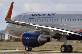 Máy bay của Hãng hàng không Aeroflot của Nga. (Nguồn: AFP/TTXVN)