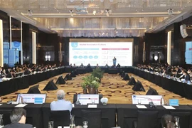 Quang cảnh phiên toàn thể Tuần lễ số Quốc tế Việt Nam 2022. (Ảnh: Minh Quyết/TTXVN)