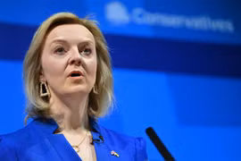 Ngoại trưởng Anh Liz Truss. (Ảnh: AFP/TTXVN)
