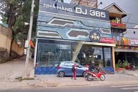 UBND phường 6 thành phố Đà Lạt xác định nhà hàng DJ 365 là quán bar trá hình hoạt động dưới hình thức nhà hàng. (Nguồn: cand.com.vn)
