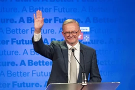 Thủ tướng Australia Anthony Albanese mắc COVID-19 lần 2. (Ảnh: THX/TTXVN)