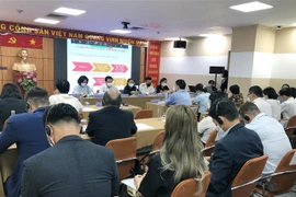 Đại diện Văn phòng đại diện thương nhân nước ngoài tham gia Hội nghị gặp gỡ, đối thoại giữa Văn phòng đại diện thương nhân nước ngoài tại Việt Nam và các cơ quan quản lý nhà nước. (Ảnh: Mỹ Phương/TTXVN)