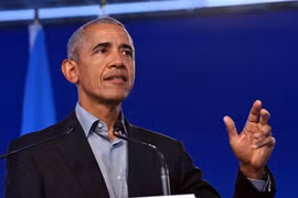 Cựu Tổng thống Mỹ Barack Obama. (Ảnh: AFP/TTXVN)