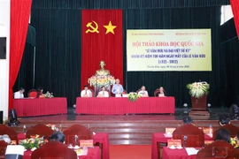 Quang cảnh Hội thảo. (Ảnh: Hoa Mai/TTXVN)