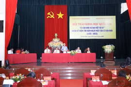 Quang cảnh Hội thảo. (Ảnh: Hoa Mai/TTXVN)